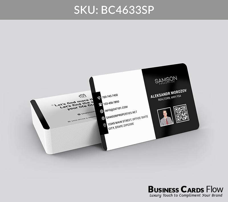 Business Cards Flow Samson Properties Business Cards BC4633SP Style 23 - Choose from premium paper stocks, shapes and sizes. Custom cards, made your way. Shop Now! Custom premium business cards ship free. samson properties business cards - BC4633SP - Style 23