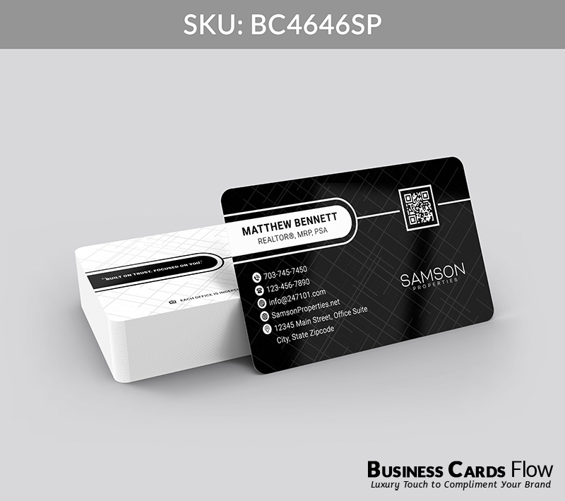 Business Cards Flow Samson Properties Business Cards BC4646SP Style 23 - Choose from premium paper stocks, shapes and sizes. Custom cards, made your way. Shop Now! Custom premium business cards ship free. samson properties business cards - BC4646SP - Style23