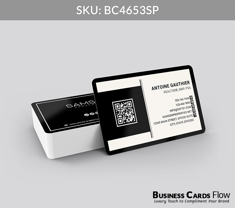 Business Cards Flow Samson Properties Business Cards BC4653SP Style 23 - Choose from premium paper stocks, shapes and sizes. Custom cards, made your way. Shop Now! Custom premium business cards ship free. samson properties business cards - BC4653SP - Style 23