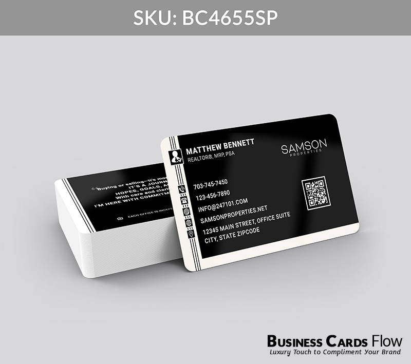 Business Cards Flow Samson Properties Business Cards BC4655SP Style 23 - Choose from premium paper stocks, shapes and sizes. Custom cards, made your way. Shop Now! Custom premium business cards ship free. samson properties business cards - BC4655SP - Style 23