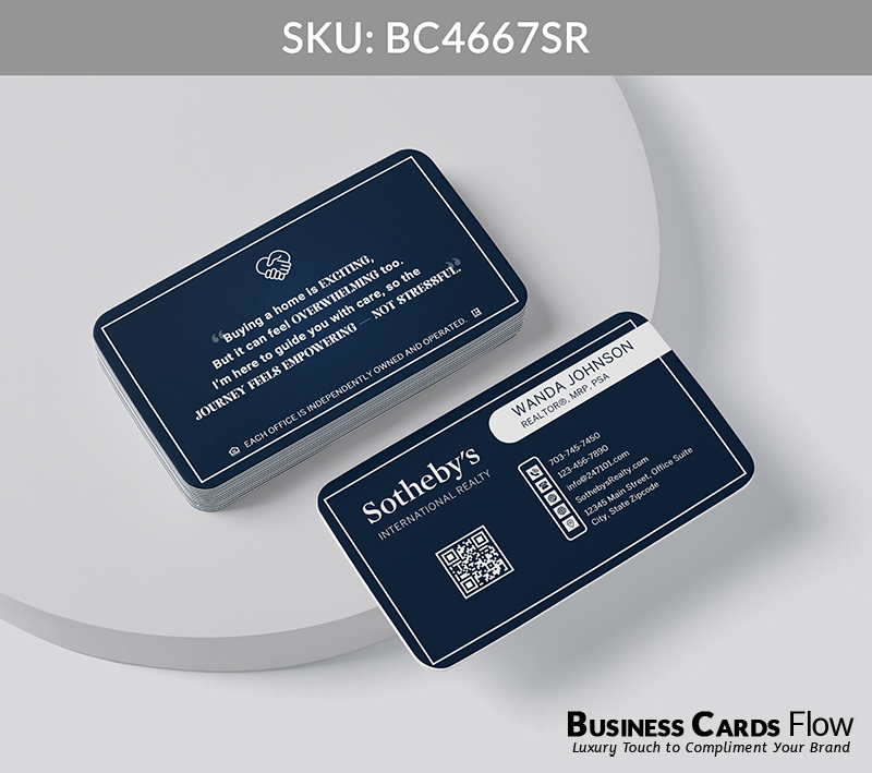 Business Cards Flow Sotheby Realty Business Cards BC4667SR Style 20 - Business Cards Flow - Choose from premium paper stocks, shapes and sizes. Custom cards, made your way. Shop Now! Custom premium business cards ship free.