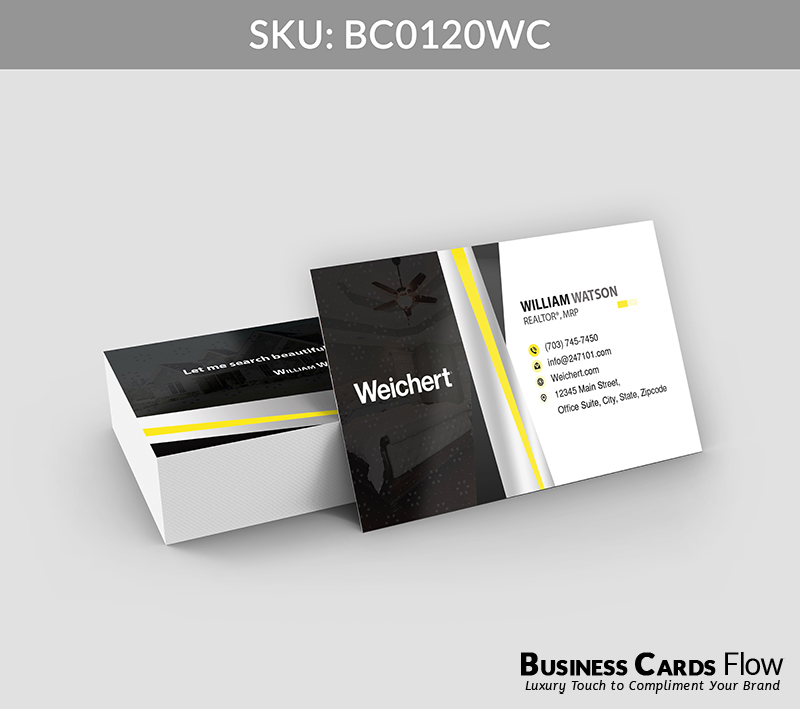 Business Cards Flow Weichert Business Cards BC0120WC Style 21 - Choose from premium paper stocks, shapes and sizes. Custom cards, made your way. Shop Now! Custom premium business cards ship free. Weichert Business Cards - BC0120WC Business Cards Flow Weichert Business Cards BC0120WC Style 21 - Business Cards Flow - Choose from premium paper stocks, shapes and sizes. Custom cards, made your way. Shop Now! Custom premium business cards ship free.