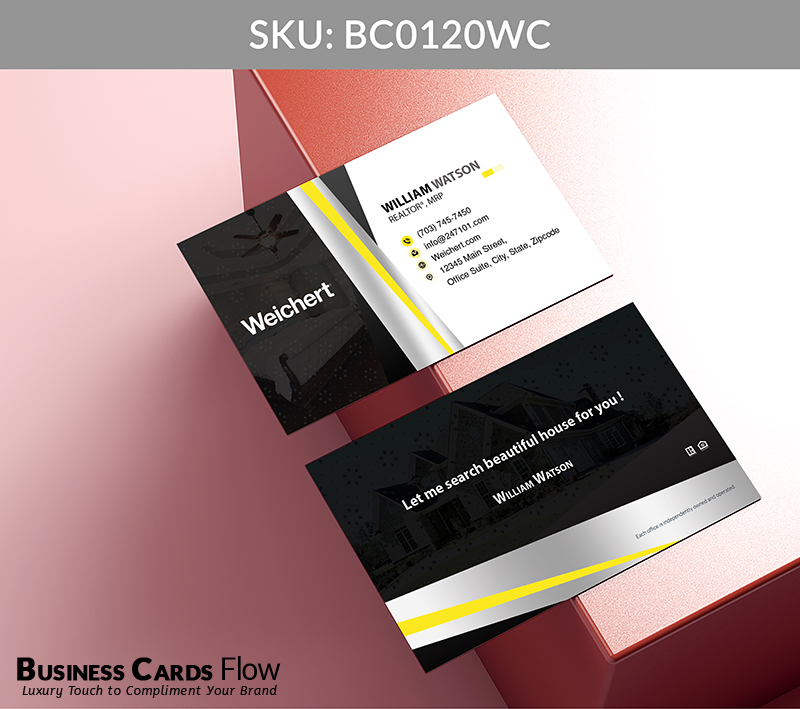 Business Cards Flow Weichert Business Cards BC0120WC Style 5 - Choose from premium paper stocks, shapes and sizes. Custom cards, made your way. Shop Now! Custom premium business cards ship free. Weichert Business Cards - BC0120WC Business Cards Flow Weichert Business Cards BC0120WC Style 5 - Business Cards Flow - Choose from premium paper stocks, shapes and sizes. Custom cards, made your way. Shop Now! Custom premium business cards ship free.