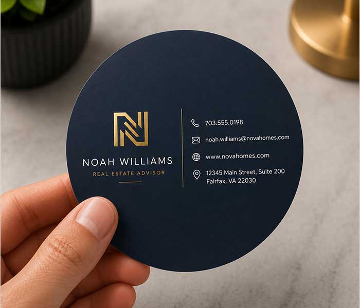 Business-Cards-Flow-Circle-Cards-Premium-Comfortable Business Cards Flow Circle Cards Premium Comfortable - Business Cards Flow - Choose from premium paper stocks, shapes and sizes. Custom cards, made your way. Shop Now! Custom premium business cards ship free.