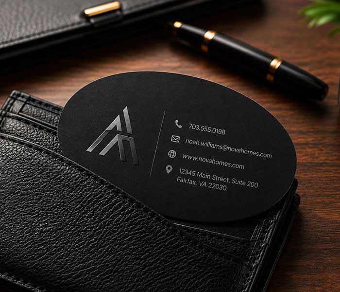 Business-Cards-Flow-Oval-Cards-Modern-Durable Business Cards Flow Oval Cards Modern Durable - Business Cards Flow - Choose from premium paper stocks, shapes and sizes. Custom cards, made your way. Shop Now! Custom premium business cards ship free.