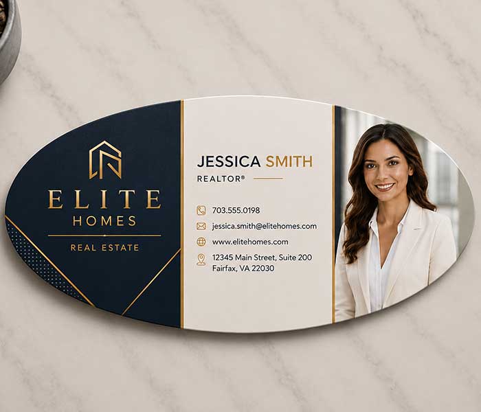 Business-Cards-Flow-Oval-Cards-Premium-Finishes Business Cards Flow Oval Cards Premium Finishes - Business Cards Flow - Choose from premium paper stocks, shapes and sizes. Custom cards, made your way. Shop Now! Custom premium business cards ship free.