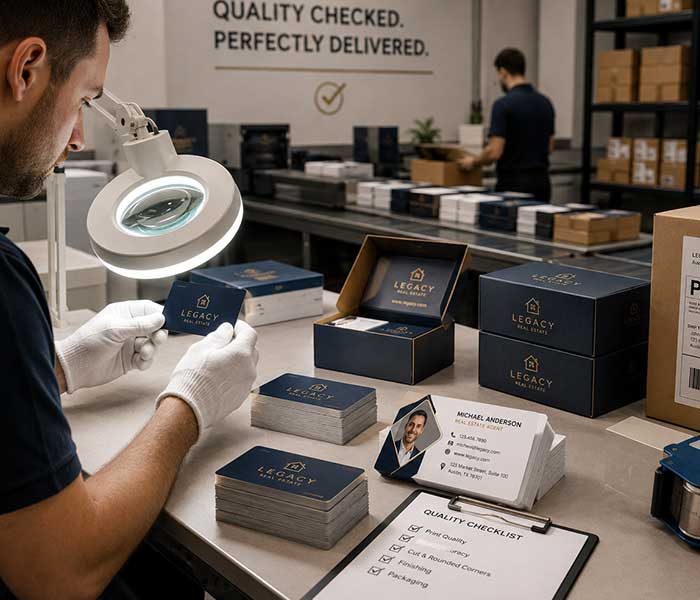 Business-Cards-Flow-Rounded-Cards-Inspection-Shipping Business Cards Flow Rounded Cards Inspection Shipping - Business Cards Flow - Choose from premium paper stocks, shapes and sizes. Custom cards, made your way. Shop Now! Custom premium business cards ship free.