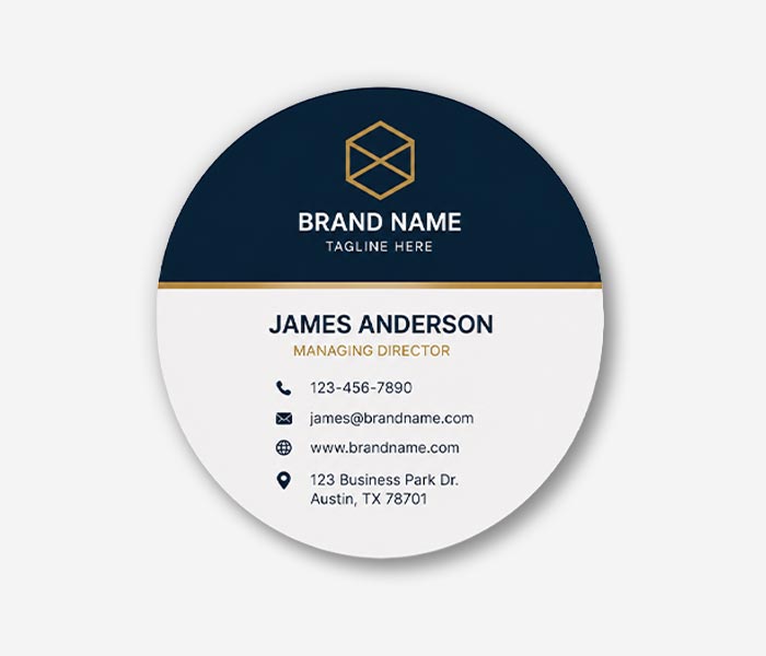 Card Shapes Circle Cards - Business Cards Flow - Choose from premium paper stocks, shapes and sizes. Custom cards, made your way. Shop Now! Custom premium business cards ship free.