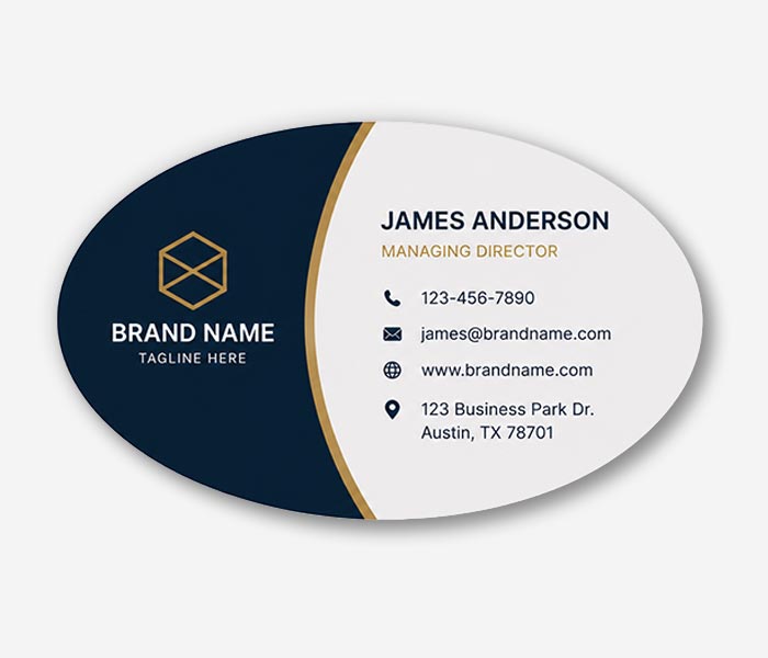 Card Shapes Oval Cards - Business Cards Flow - Choose from premium paper stocks, shapes and sizes. Custom cards, made your way. Shop Now! Custom premium business cards ship free.
