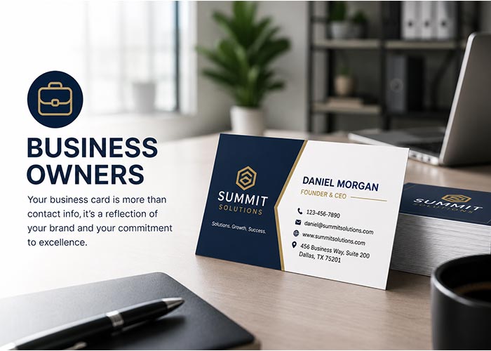 Categories Business Owners - Business Cards Flow - Choose from premium paper stocks, shapes and sizes. Custom cards, made your way. Shop Now! Custom premium business cards ship free.