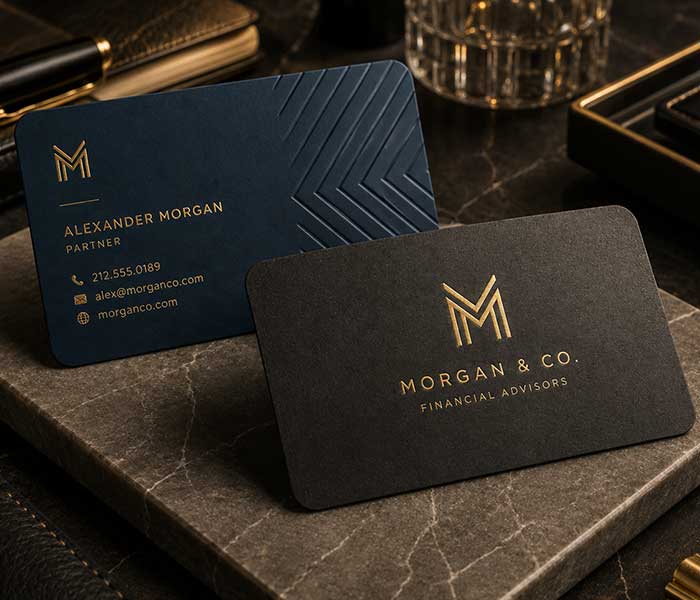 Business Cards Flow Page Gold Foil Lasting Quality - Business Cards Flow - Choose from premium paper stocks, shapes and sizes. Custom cards, made your way. Shop Now! Custom premium business cards ship free.