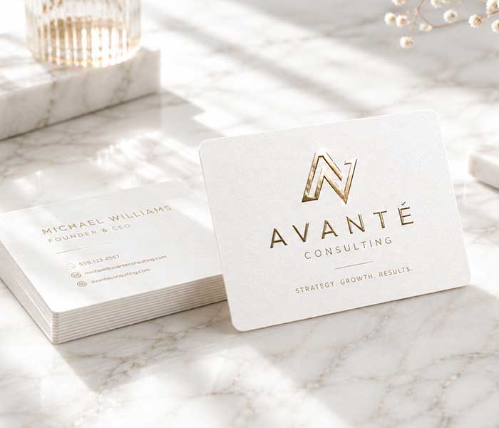 Business Cards Flow Page Gold Foil Premium - Business Cards Flow - Choose from premium paper stocks, shapes and sizes. Custom cards, made your way. Shop Now! Custom premium business cards ship free.